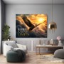 Weißkopfseeadler über den Wolken – Modernes Wandbild oder Fine Art Print