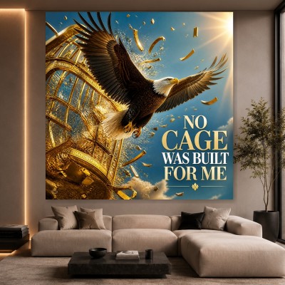 Freiheit des Adlers – Modernes Wandbild oder Fine Art Print