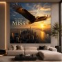 Majestätischer Adler über New York – Modernes Wandbild oder Fine Art Print