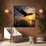 Majestätischer Adler über New York – Modernes Wandbild oder Fine Art Print