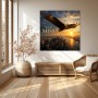 Majestätischer Adler über New York – Modernes Wandbild oder Fine Art Print