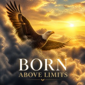 Born Above Limits Adler – Modernes Wandbild oder Fine Art Print