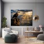 Perspective is Power – Modernes Wandbild oder Fine Art Print mit majestätischem Adler