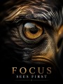 Focus Sees First – Modernes Wandbild oder Fine Art Print mit Raubvogelauge