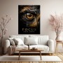 Focus Sees First – Modernes Wandbild oder Fine Art Print mit Raubvogelauge