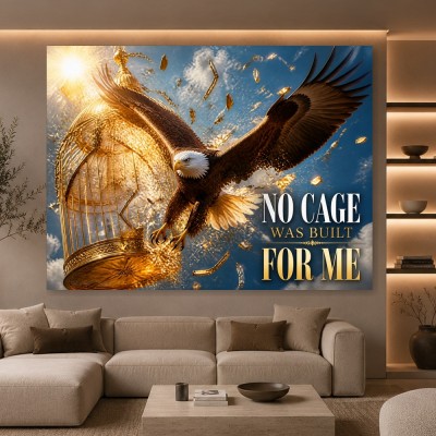 Majestätischer Adler der Freiheit – Modernes Wandbild oder Fine Art Print