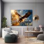 Majestätischer Adler der Freiheit – Modernes Wandbild oder Fine Art Print