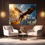 Majestätischer Adler der Freiheit – Modernes Wandbild oder Fine Art Print