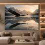 Adlerflug in Bergstille – Modernes Wandbild oder Fine Art Print