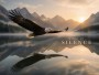 Adlerflug in Bergstille – Modernes Wandbild oder Fine Art Print