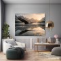 Adlerflug in Bergstille – Modernes Wandbild oder Fine Art Print