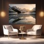 Adlerflug in Bergstille – Modernes Wandbild oder Fine Art Print