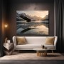 Adlerflug in Bergstille – Modernes Wandbild oder Fine Art Print