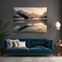 Adlerflug in Bergstille – Modernes Wandbild oder Fine Art Print
