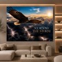 Adler über dem Sturm – Modernes Wandbild oder Fine Art Print
