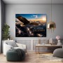 Adler über dem Sturm – Modernes Wandbild oder Fine Art Print
