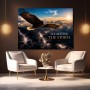 Adler über dem Sturm – Modernes Wandbild oder Fine Art Print
