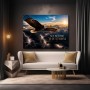 Adler über dem Sturm – Modernes Wandbild oder Fine Art Print