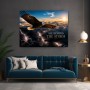 Adler über dem Sturm – Modernes Wandbild oder Fine Art Print