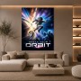 Kosmischer Aufbruch – Modernes Wandbild oder Canvas Print