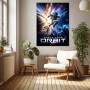 Kosmischer Aufbruch – Modernes Wandbild oder Canvas Print