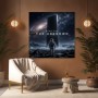 Born for the Unknown – Modernes Wandbild oder Fine Art Print mit Astronaut und Monolith