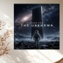 Born for the Unknown – Modernes Wandbild oder Fine Art Print mit Astronaut und Monolith