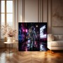 Neon Astronaut Dreams – Modernes Wandbild oder Fine Art Print