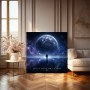 Kosmischer Astronaut – Modernes Wandbild oder Fine Art Print