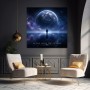 Kosmischer Astronaut – Modernes Wandbild oder Fine Art Print