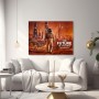 Futuristische Marskolonie – Wandbild oder Fine Art Print mit Astronaut