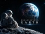 Dream Beyond Earth – Modernes Wandbild oder Fine Art Print mit Astronaut und Erde