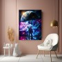 Futuristisches Wandbild oder Canvas Print – Think Beyond Limits im Weltall