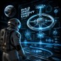 Futuristische Raumstation – Modernes Wandbild oder Fine Art Print