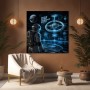 Futuristische Raumstation – Modernes Wandbild oder Fine Art Print