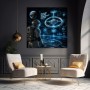 Futuristische Raumstation – Modernes Wandbild oder Fine Art Print