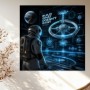 Futuristische Raumstation – Modernes Wandbild oder Fine Art Print
