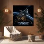 No Gravity No Limits – Modernes Wandbild oder Fine Art Print mit Astronaut im Weltraum