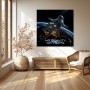 No Gravity No Limits – Modernes Wandbild oder Fine Art Print mit Astronaut im Weltraum