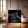 No Gravity No Limits – Modernes Wandbild oder Fine Art Print mit Astronaut im Weltraum