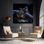 No Gravity No Limits – Modernes Wandbild oder Fine Art Print mit Astronaut im Weltraum