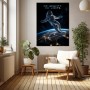 No Gravity No Limits – Modernes Wandbild oder Canvas Print mit Astronaut im All