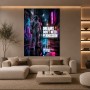 Neon-Astronaut Dreams – Modernes Wandbild oder Fine Art Print