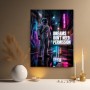 Neon-Astronaut Dreams – Modernes Wandbild oder Fine Art Print