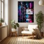 Neon-Astronaut Dreams – Modernes Wandbild oder Fine Art Print