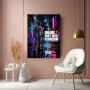 Neon-Astronaut Dreams – Modernes Wandbild oder Fine Art Print