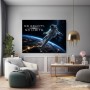 Astronaut No Gravity – Modernes Wandbild oder Canvas Print