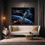Astronaut No Gravity – Modernes Wandbild oder Canvas Print