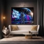 Futuristisches Wandbild oder Canvas Print – Think Beyond Limits im Space-Street-Art-Look