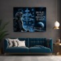 Visionäre Raumstation – Modernes Wandbild oder Fine Art Print